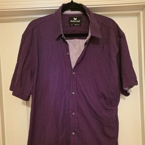 Buttercloth Icy Cotton Men's Short Sleeve Button Down Shirt